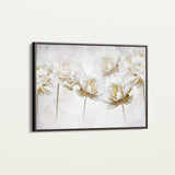 Floral 006 Canvas Art 60 x 40 cm / Black