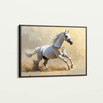 Horses 006 Canvas Art 60 x 40 cm / Black