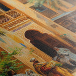 Orientalist 006 Canvas Art 60 x 40 cm / Black