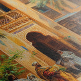 Orientalist 006 Canvas Art 60 x 40 cm / Black