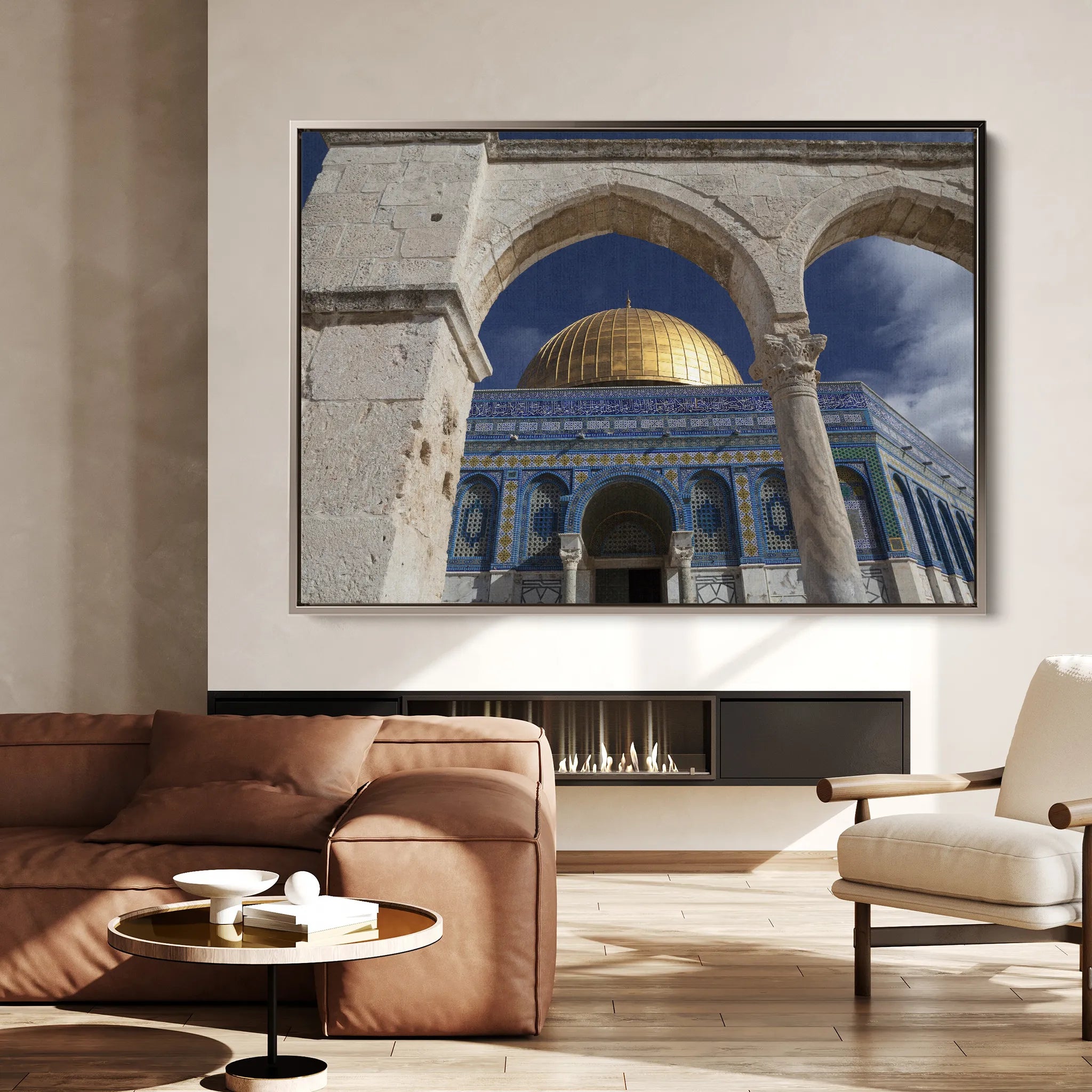 Palestine 006 Canvas Art 60 x 40 cm / Black