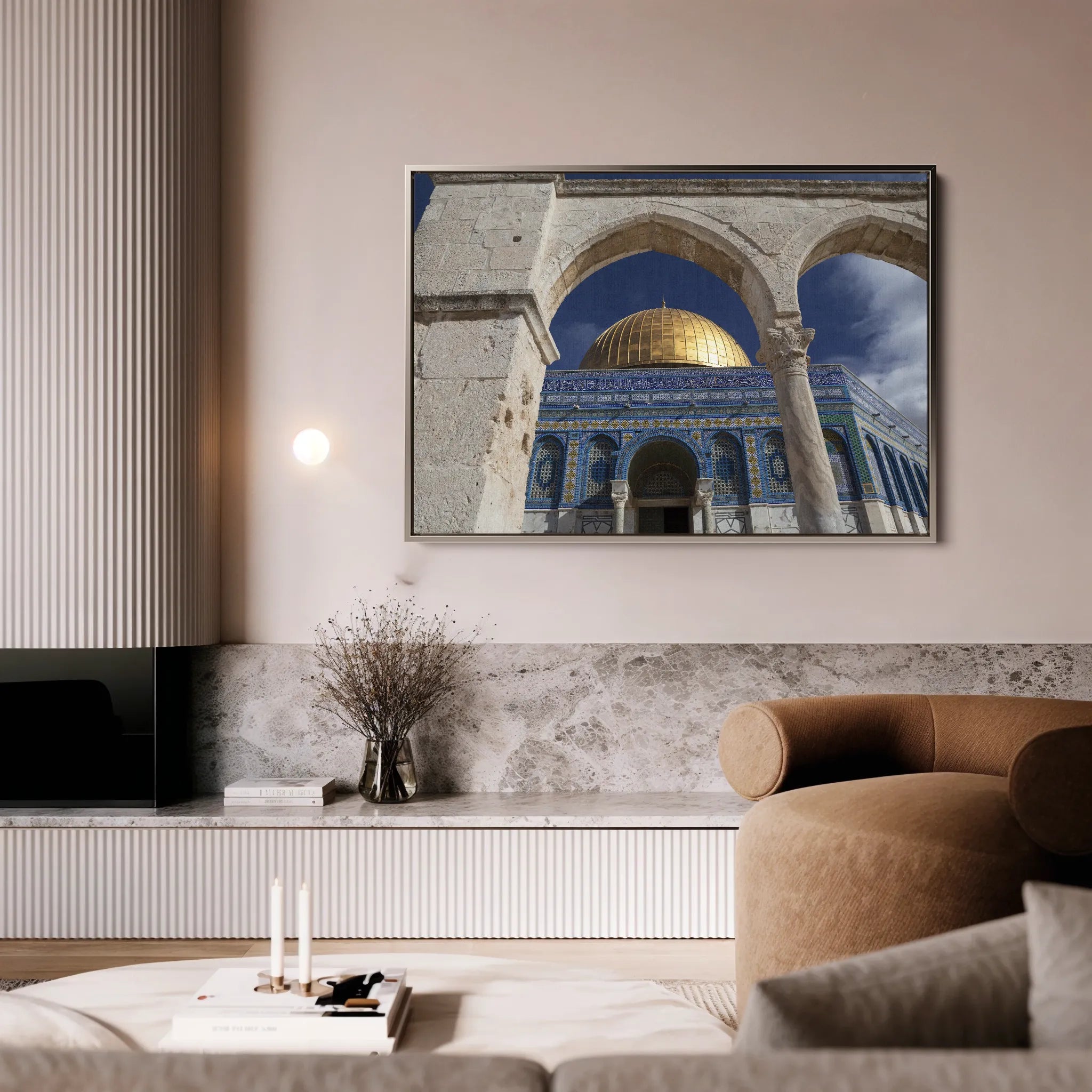 Palestine 006 Canvas Art 60 x 40 cm / Black