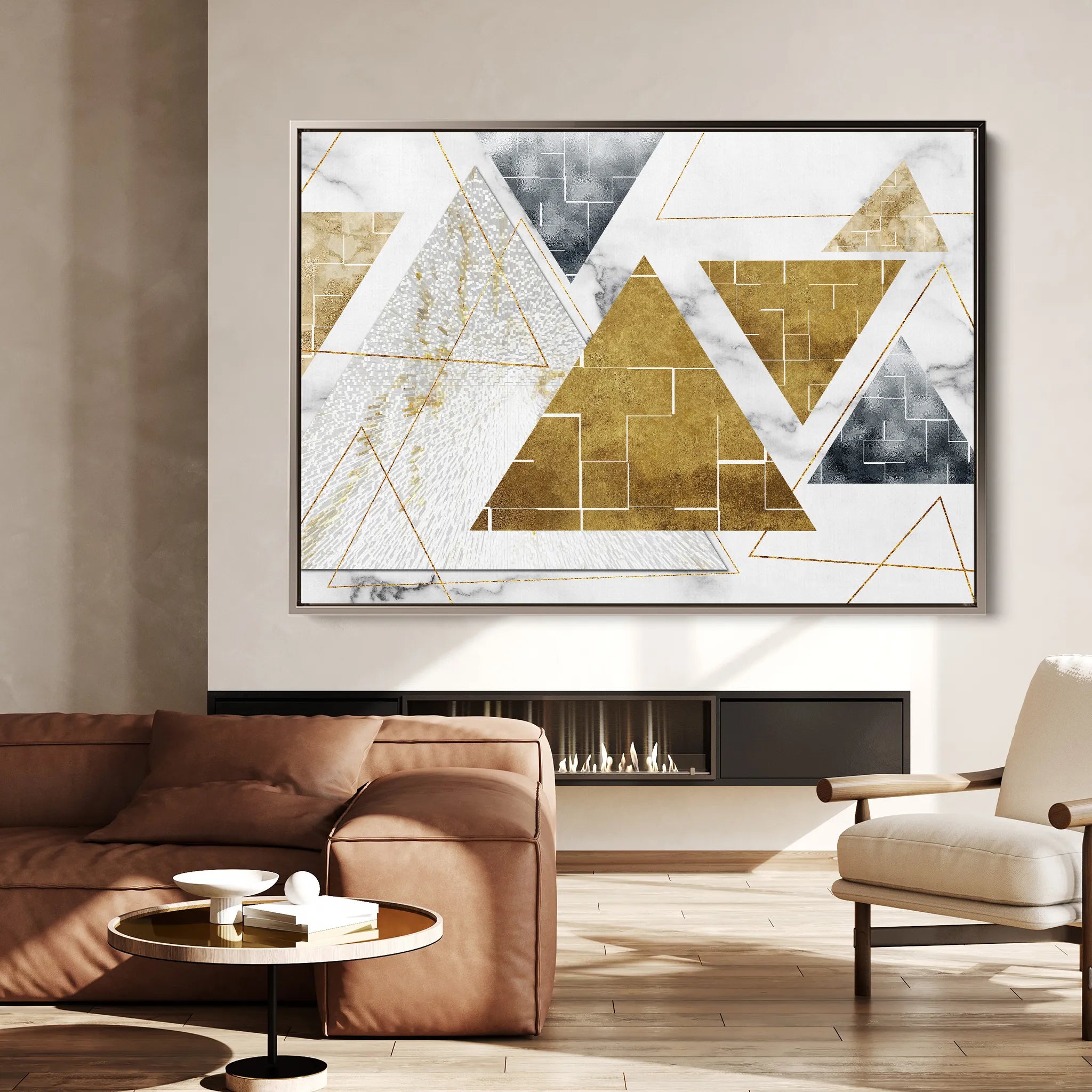 Abstract 007 Canvas Art 60 x 40 cm / Black