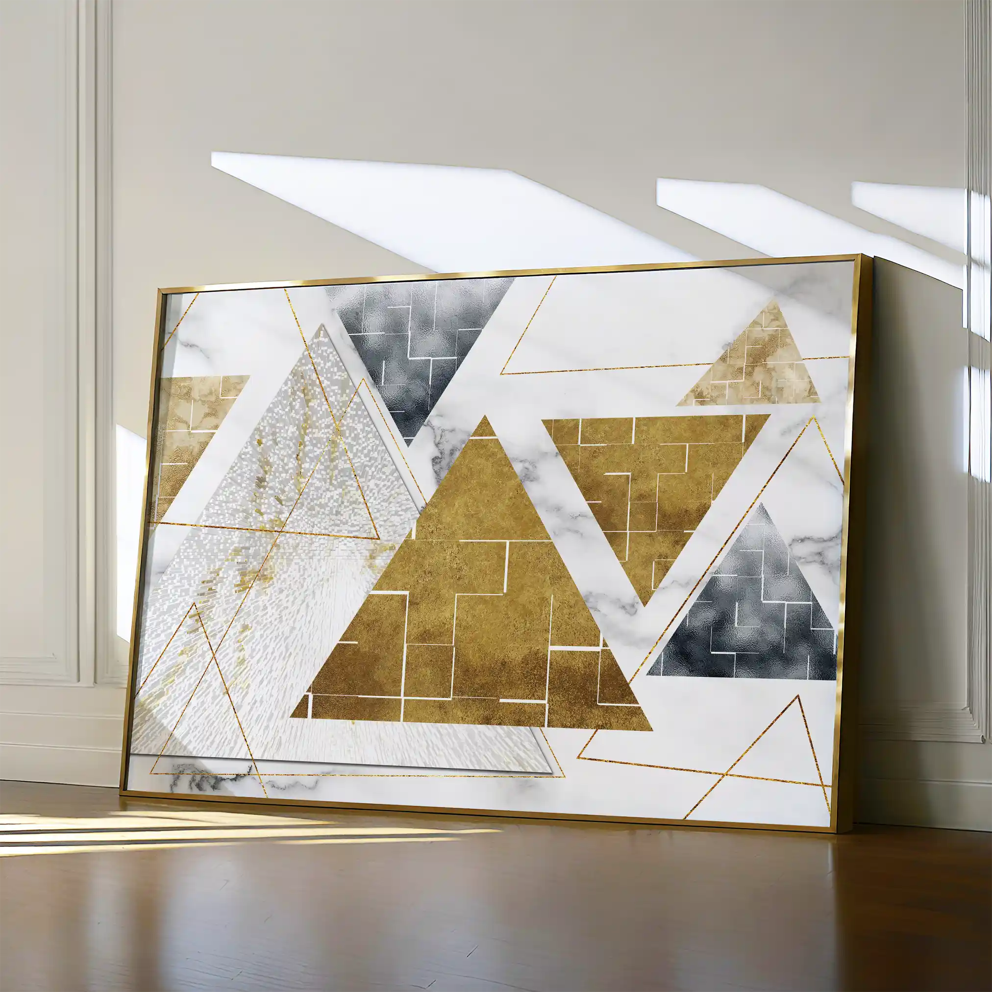 Abstract 007 Canvas Art 60 x 40 cm / Black