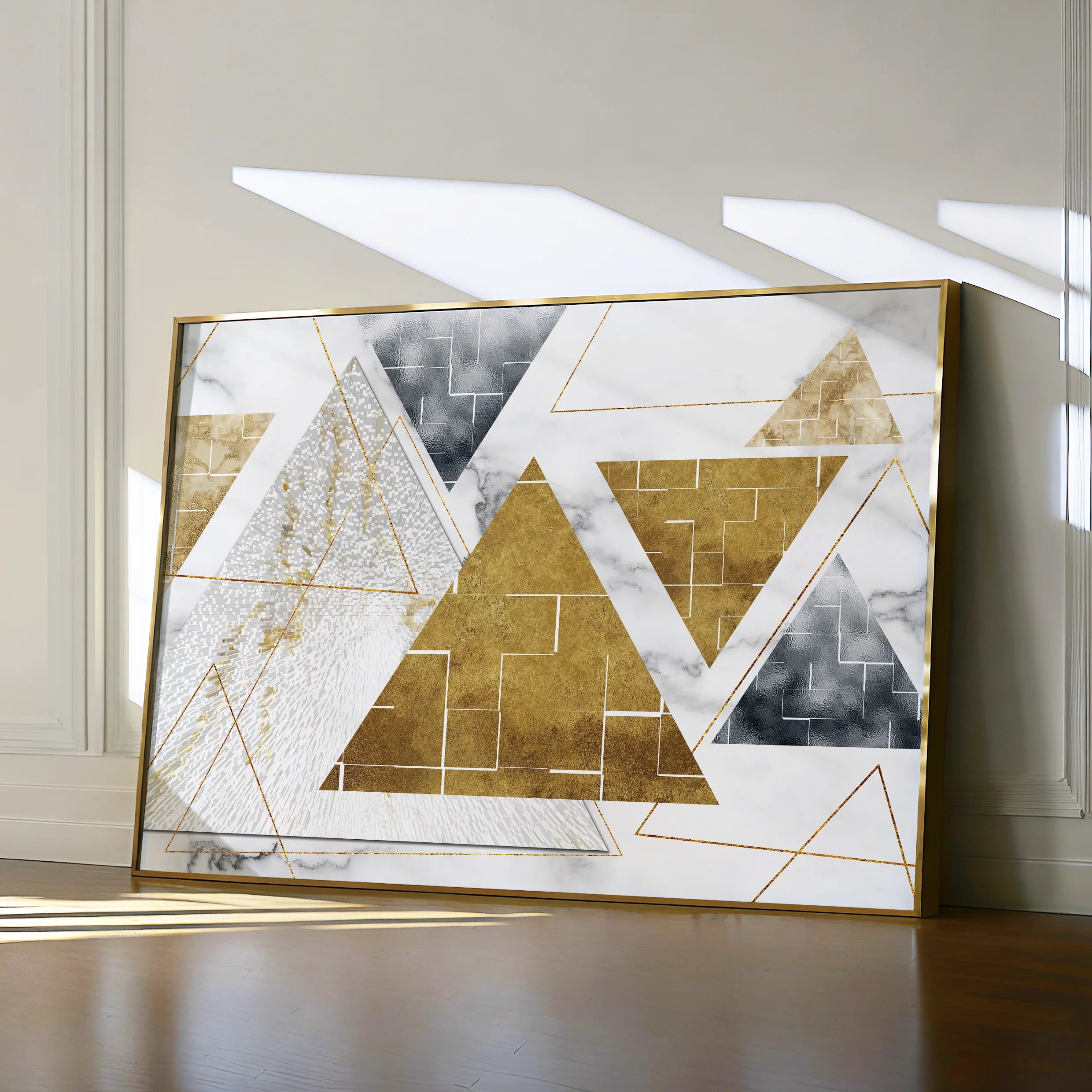 Abstract 007 Canvas Art 60 x 40 cm / Black
