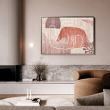 Boho 007 Canvas Art 60 x 40 cm / Black