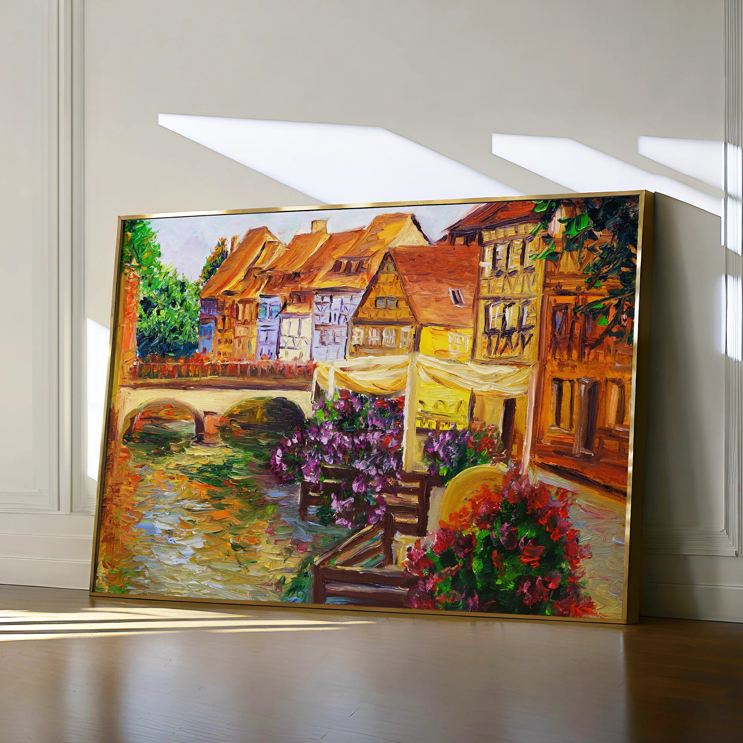 Landscape 007 Canvas Art 60 x 40 cm / Black