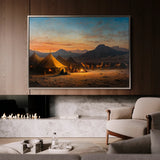 Orientalist 007 Canvas Art 60 x 40 cm / Black