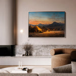 Orientalist 007 Canvas Art 60 x 40 cm / Black