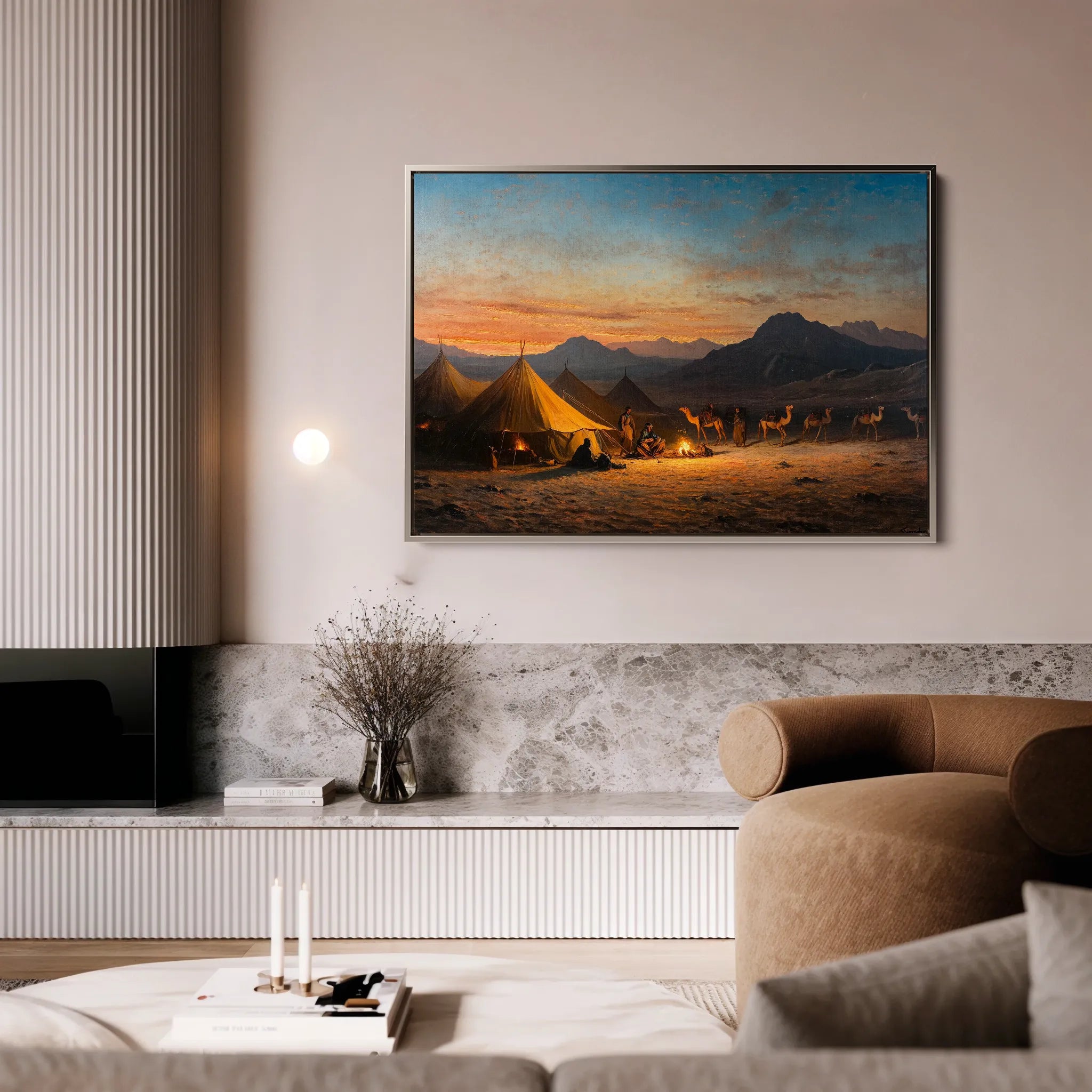 Orientalist 007 Canvas Art 60 x 40 cm / Black