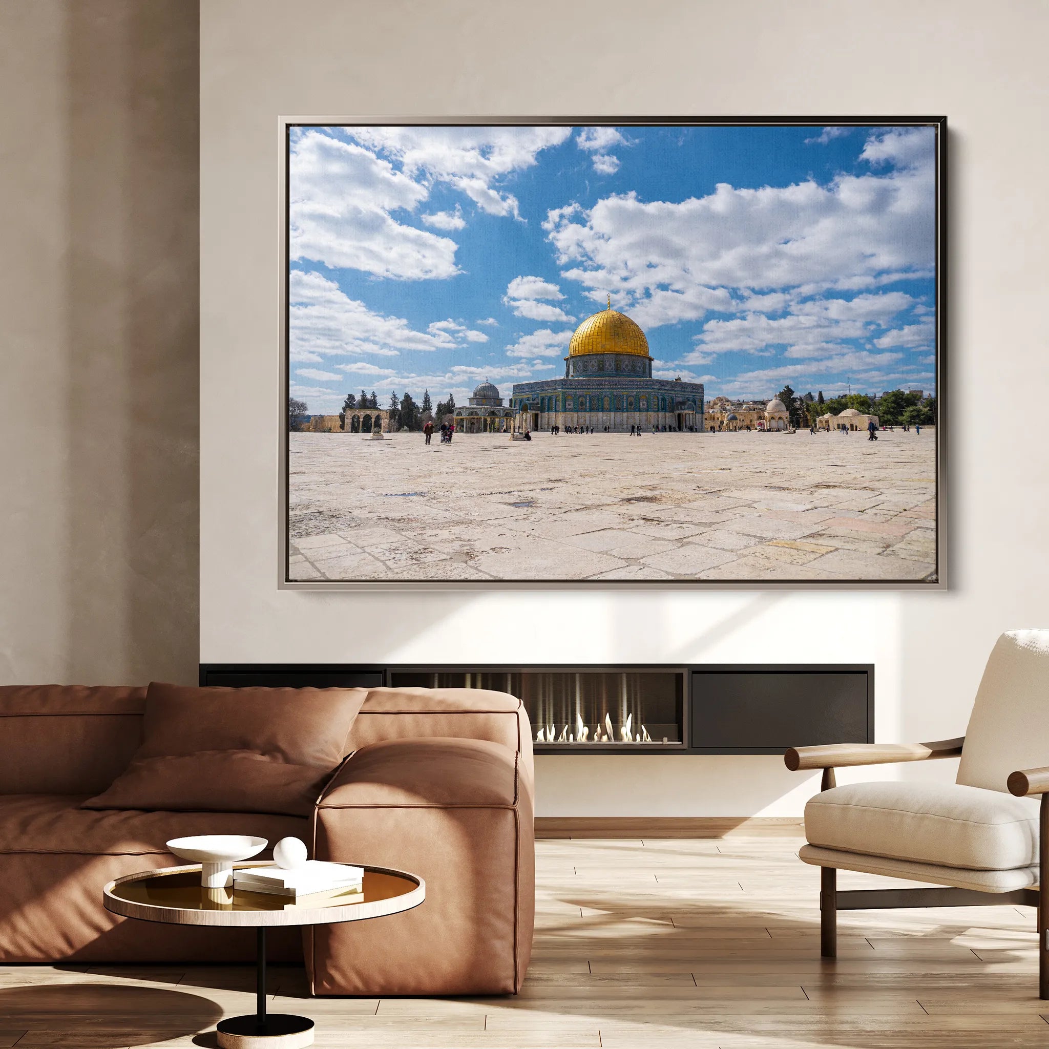 Palestine 007 Canvas Art 60 x 40 cm / Black