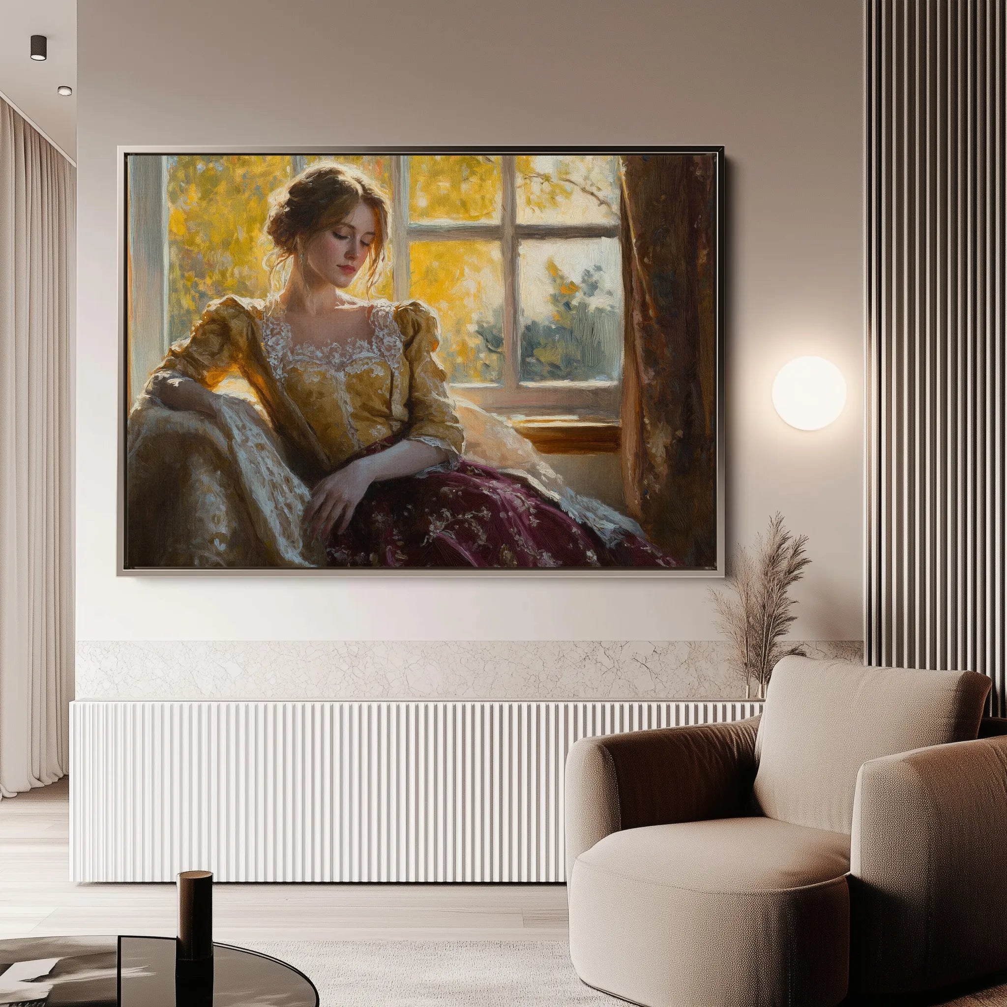 Classic 008 Canvas Art 60 x 40 cm / Black