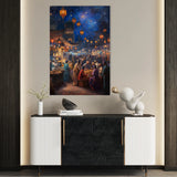 Orientalist 008 Canvas Art 60 x 40 cm / Black