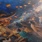Orientalist 008 Canvas Art 60 x 40 cm / Black