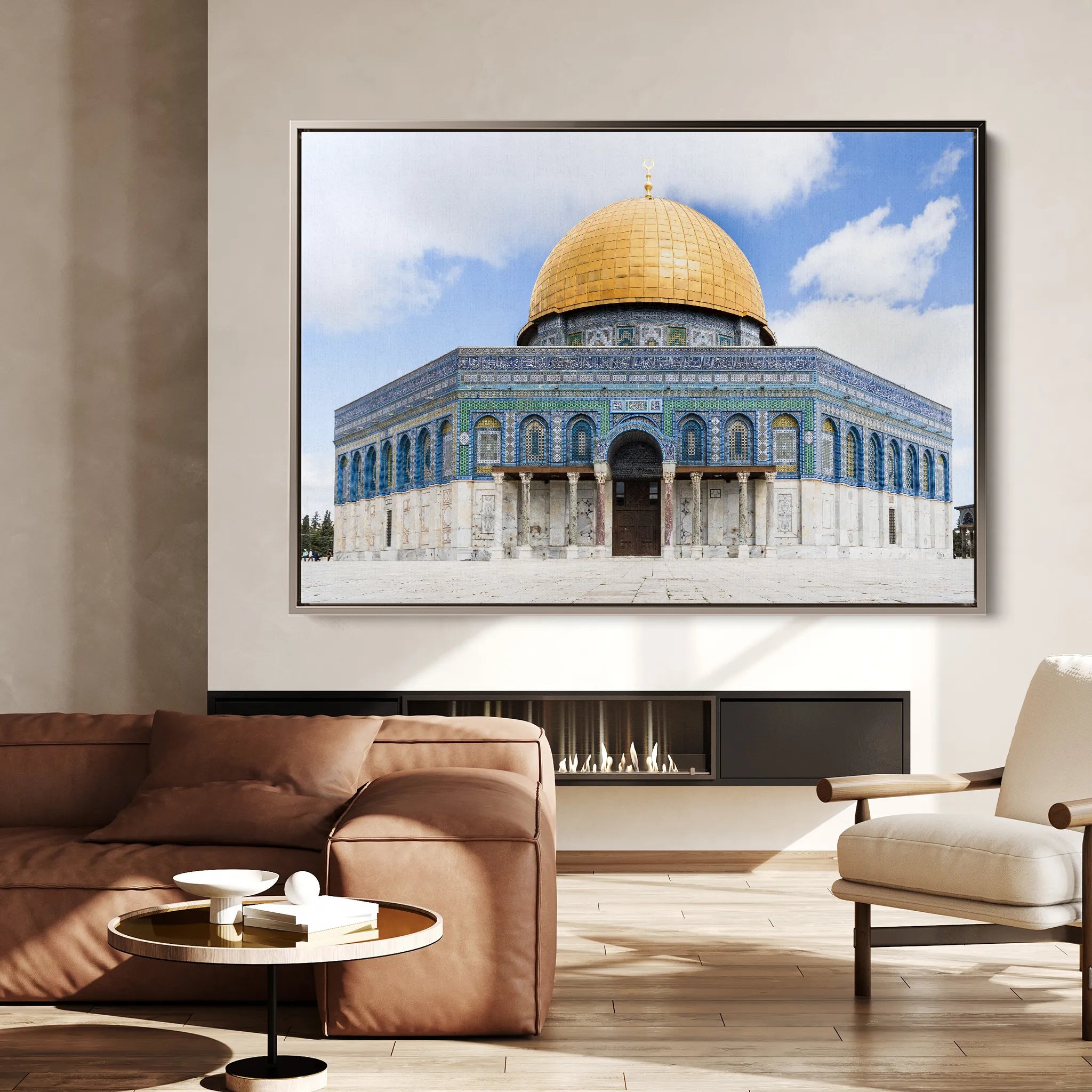 Palestine 008 Canvas Art 60 x 40 cm / Black