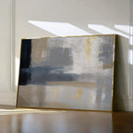 Abstract 009 Canvas Art 60 x 40 cm / Black