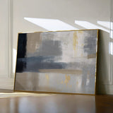 Abstract 009 Canvas Art 60 x 40 cm / Black