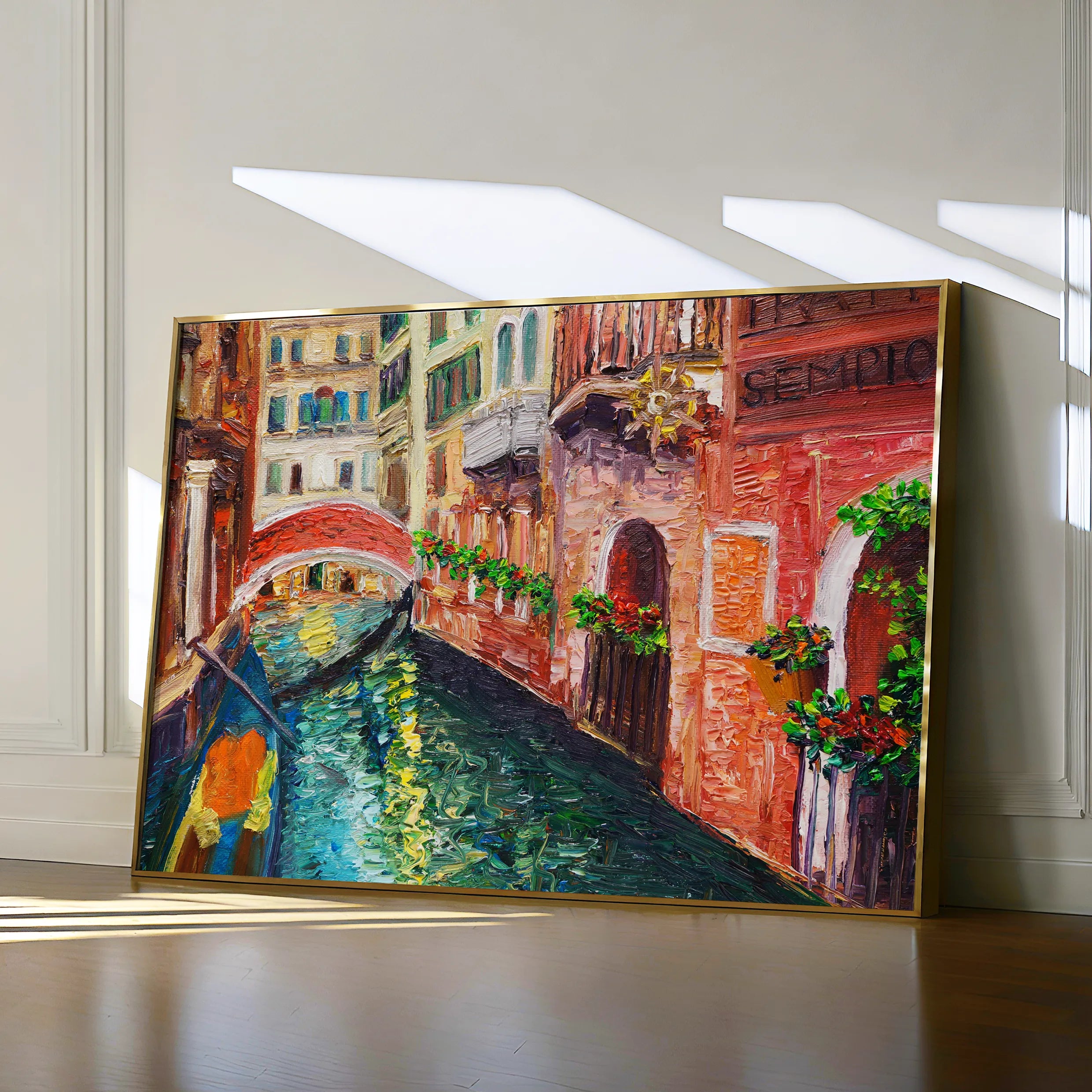 Landscape 009 Canvas Art 60 x 40 cm / Black