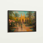 Orientalist 009 Canvas Art 60 x 40 cm / Black