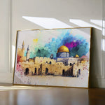 Palestine 009 Canvas Art 60 x 40 cm / Black