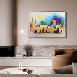 Palestine 009 Canvas Art 60 x 40 cm / Black