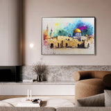 Palestine 009 Canvas Art 60 x 40 cm / Black