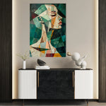 Portrait 009 Canvas Art 60 x 40 cm / Black