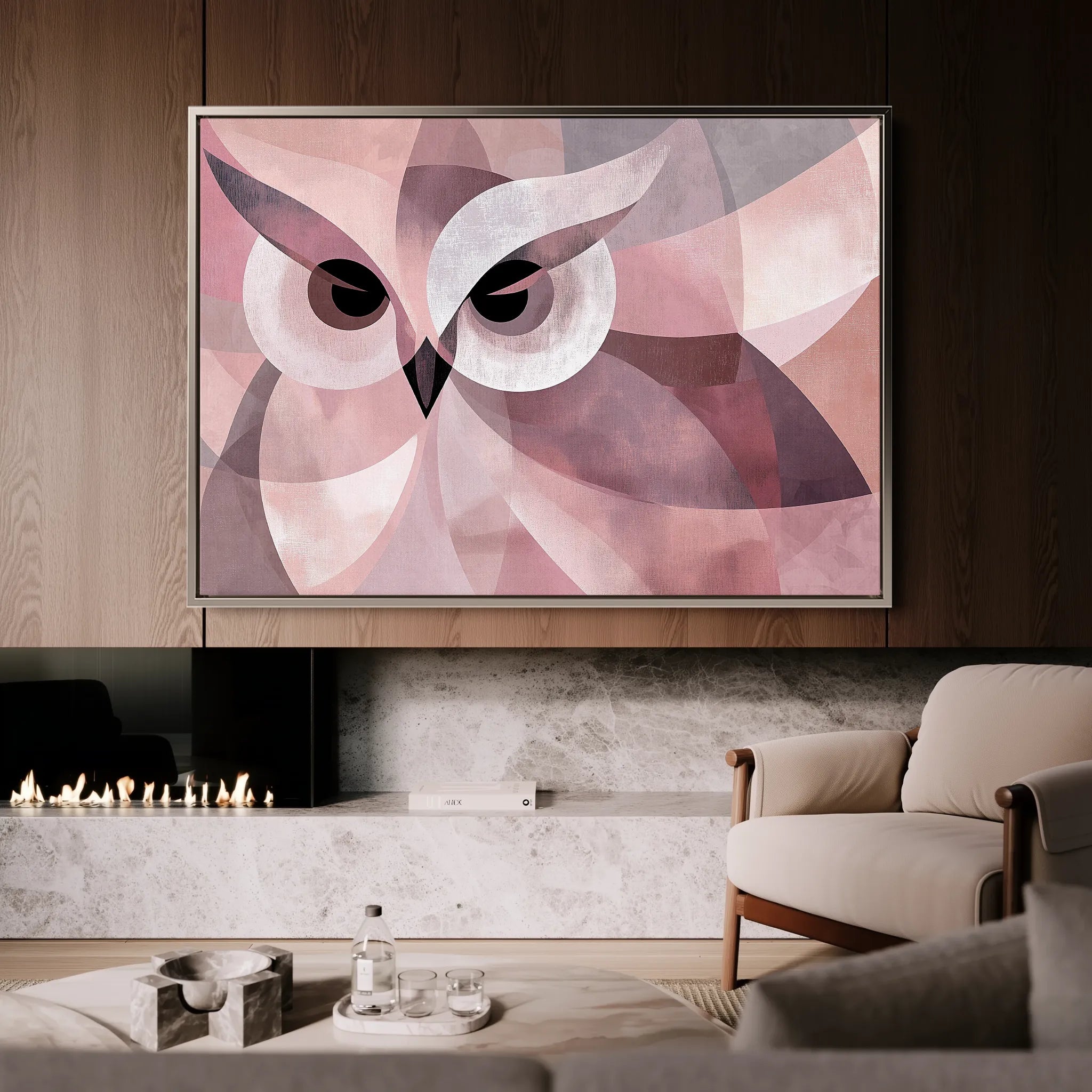 Animals 010 Canvas Art 60 x 40 cm / Black