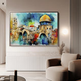 Palestine 010 Canvas Art 60 x 40 cm / Black