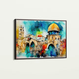 Palestine 010 Canvas Art 60 x 40 cm / Black