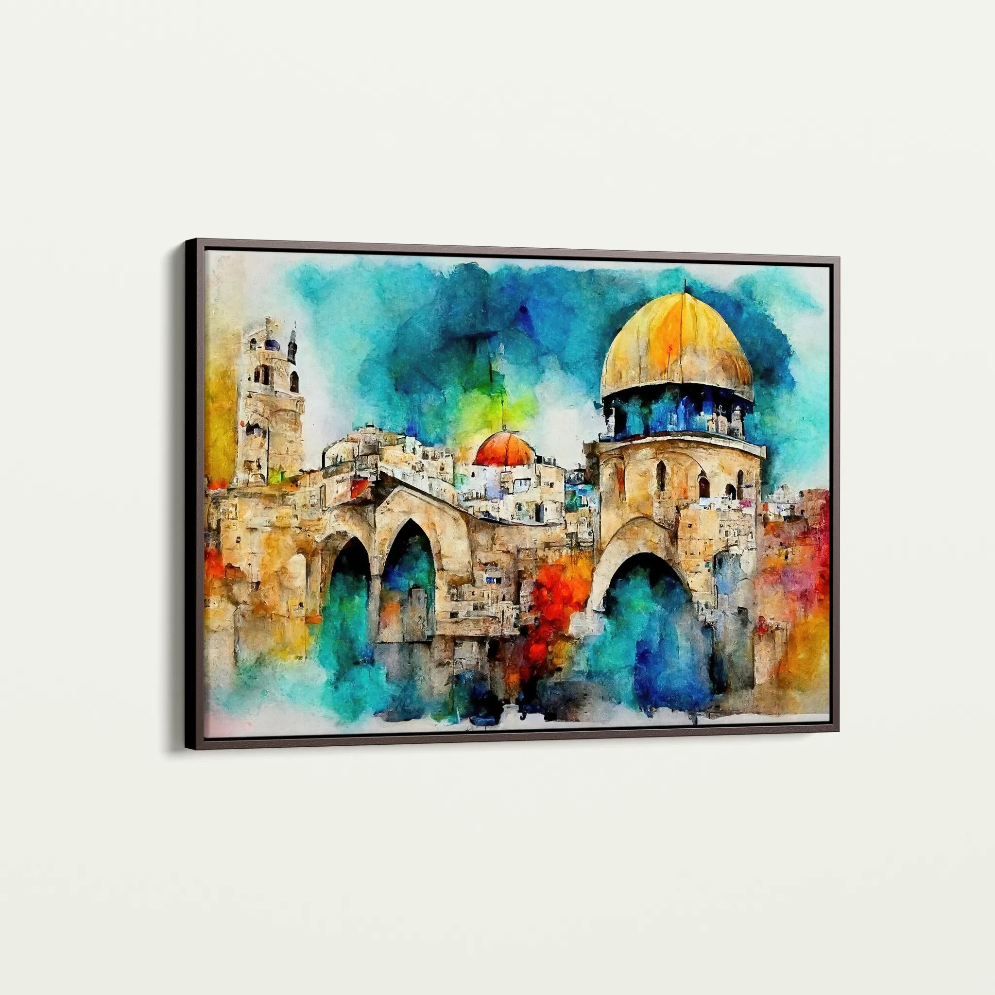 Palestine 010 Canvas Art 60 x 40 cm / Black