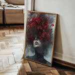 Portrait 010 Canvas Art 60 x 40 cm / Black
