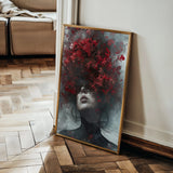 Portrait 010 Canvas Art 60 x 40 cm / Black