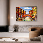 Landscape 011 Canvas Art 60 x 40 cm / Black