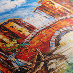 Landscape 011 Canvas Art 60 x 40 cm / Black