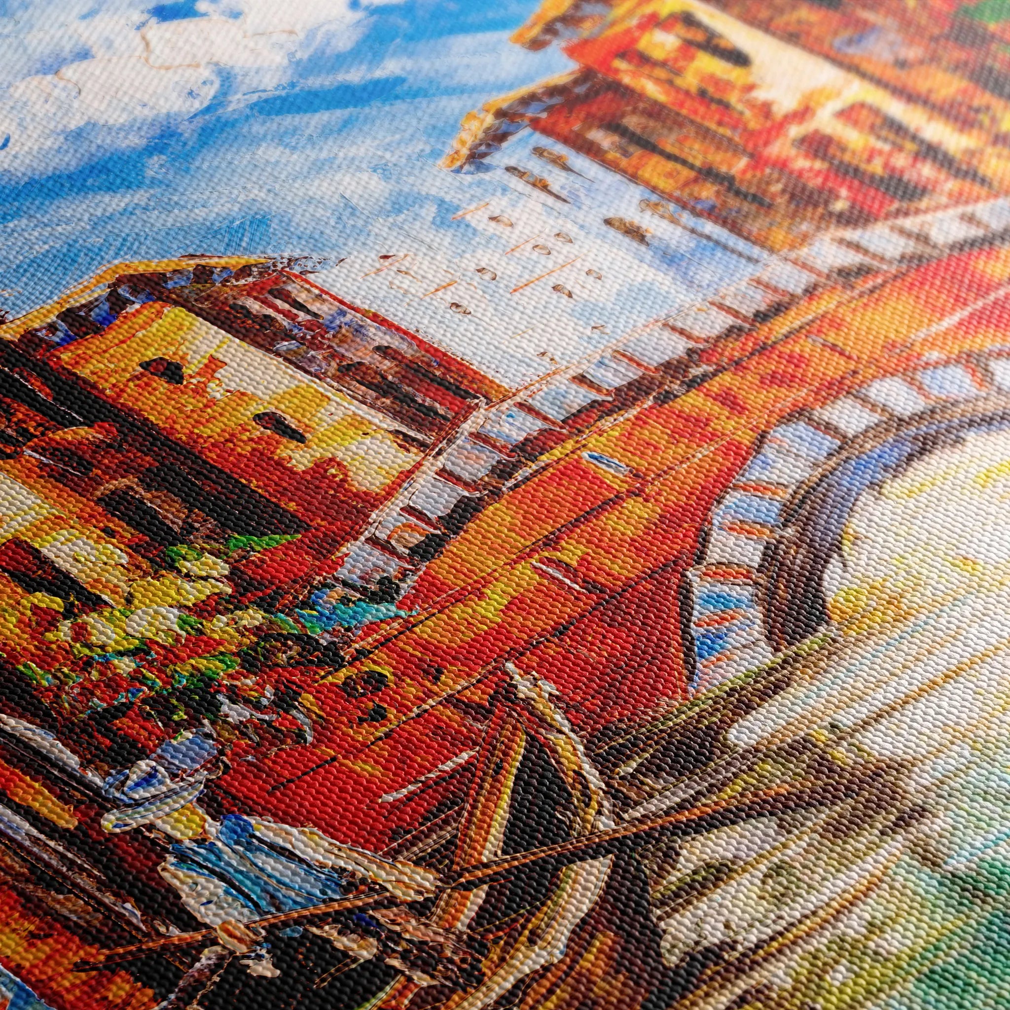 Landscape 011 Canvas Art 60 x 40 cm / Black