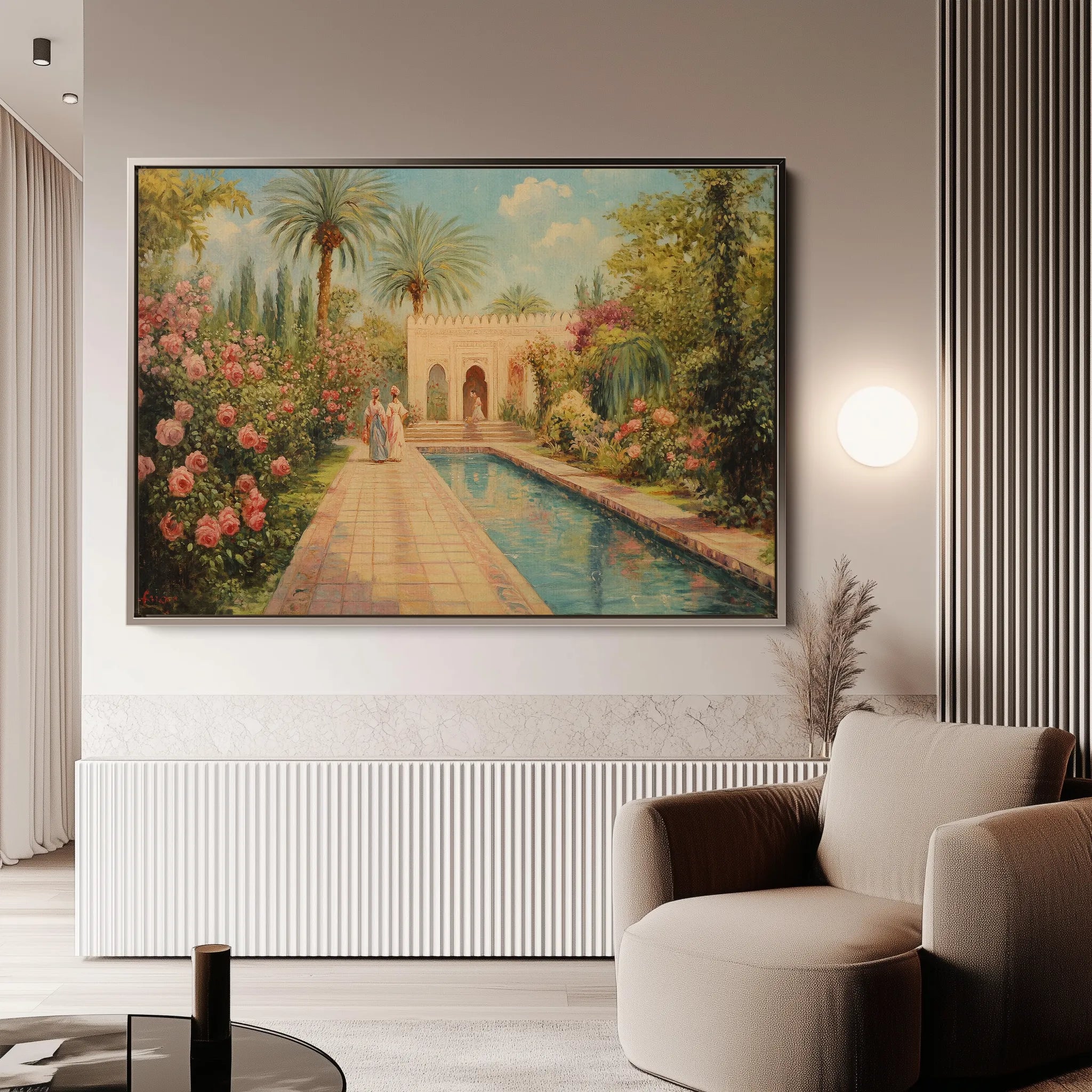 Orientalist 011 Canvas Art 60 x 40 cm / Black