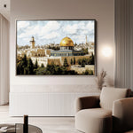 Palestine 011 Canvas Art 60 x 40 cm / Black