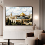 Palestine 011 Canvas Art 60 x 40 cm / Black