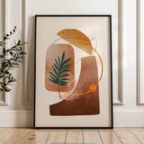 Boho 012 Canvas Art 60 x 40 cm / Black