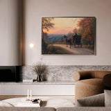 Classic 012 Canvas Art 60 x 40 cm / Black