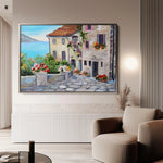 Landscape 012 Canvas Art 60 x 40 cm / Black