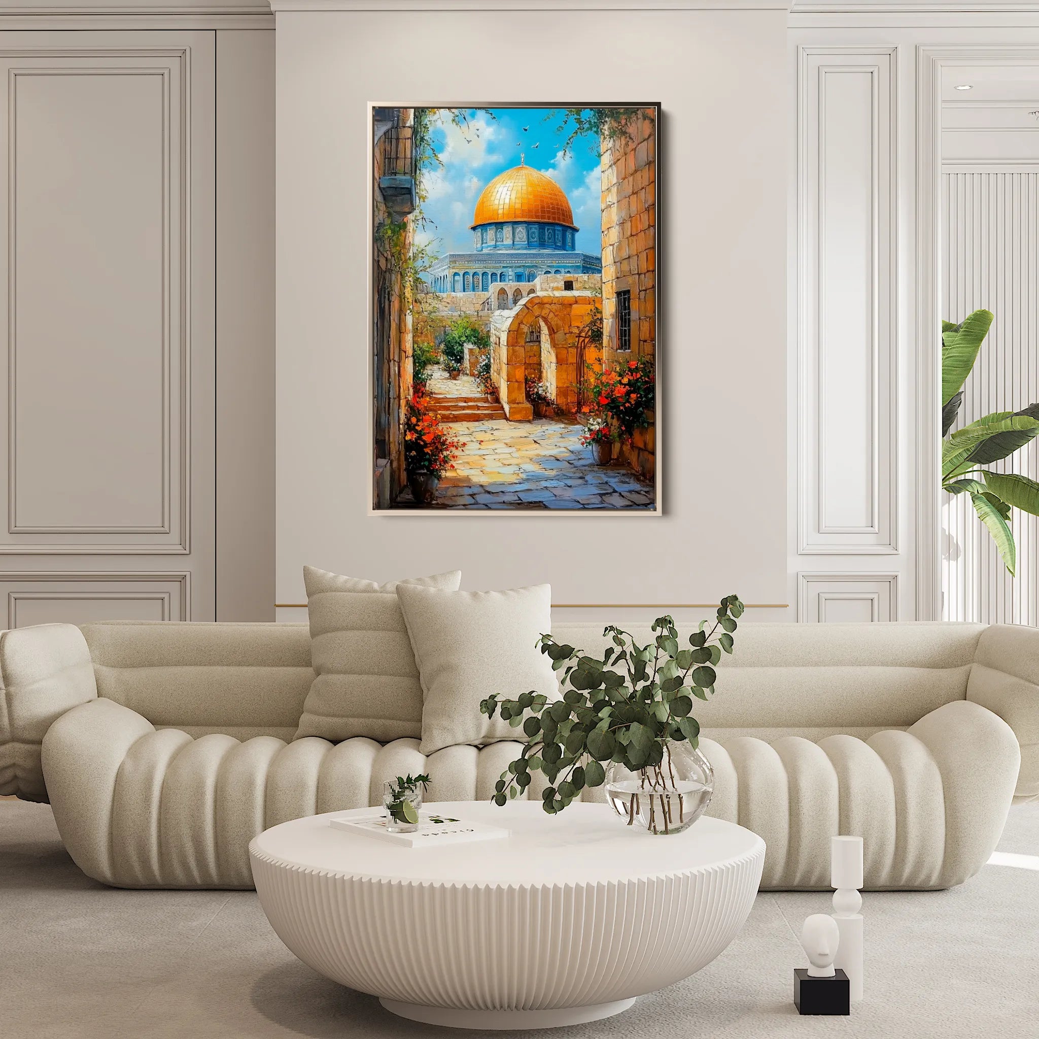 Palestine 012 Canvas Art 60 x 40 cm / Black