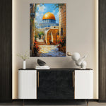 Palestine 012 Canvas Art 60 x 40 cm / Black