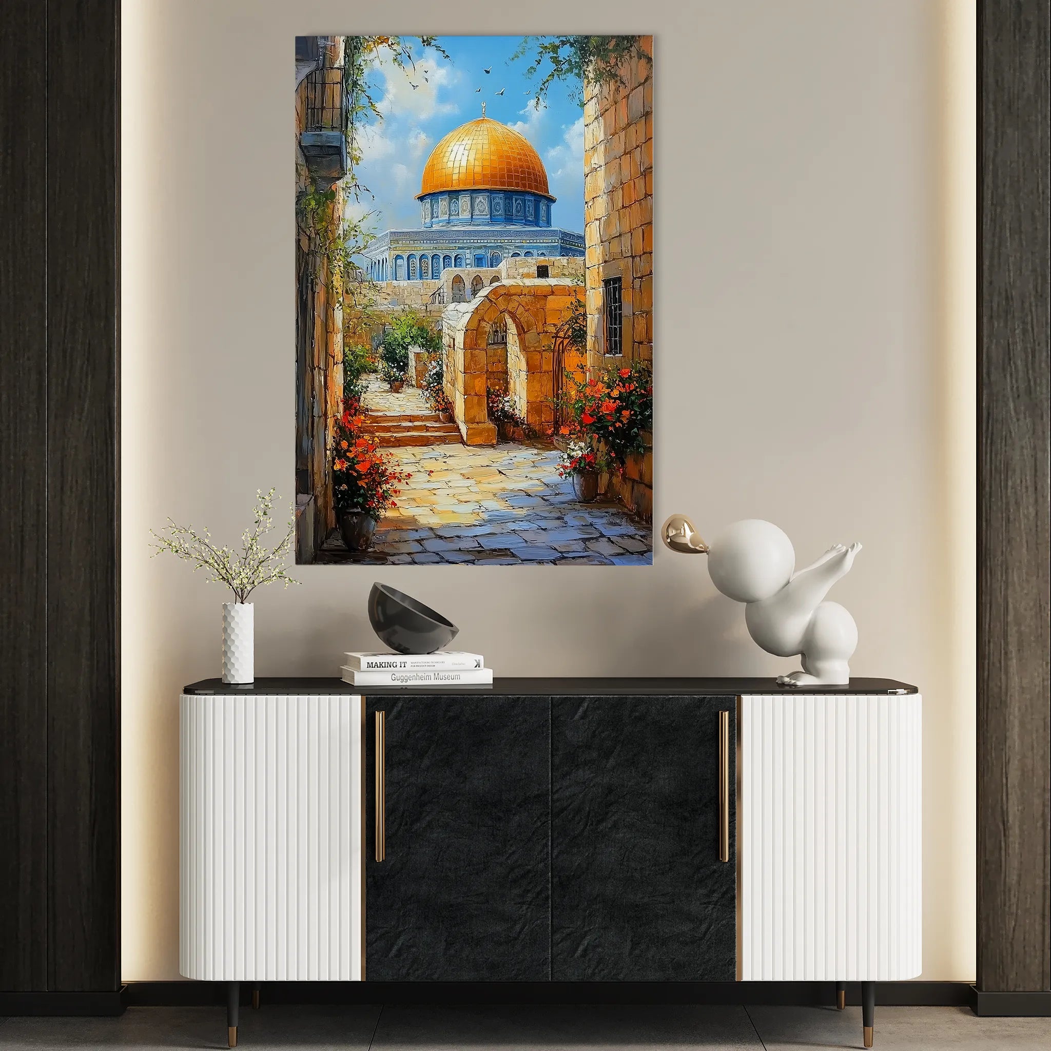 Palestine 012 Canvas Art 60 x 40 cm / Black