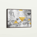 Abstract 013 Canvas Art 60 x 40 cm / Black