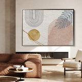 Boho 013 Canvas Art 60 x 40 cm / Black