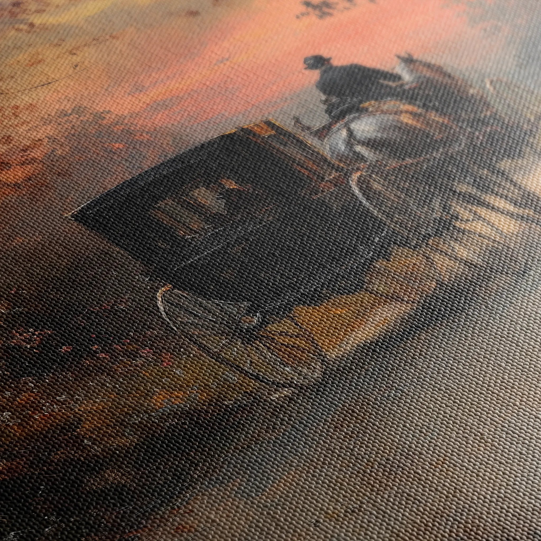 Classic 013 Canvas Art 60 x 40 cm / Black