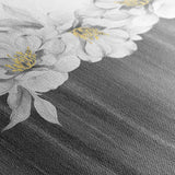 Floral 013 Canvas Art 60 x 40 cm / Black