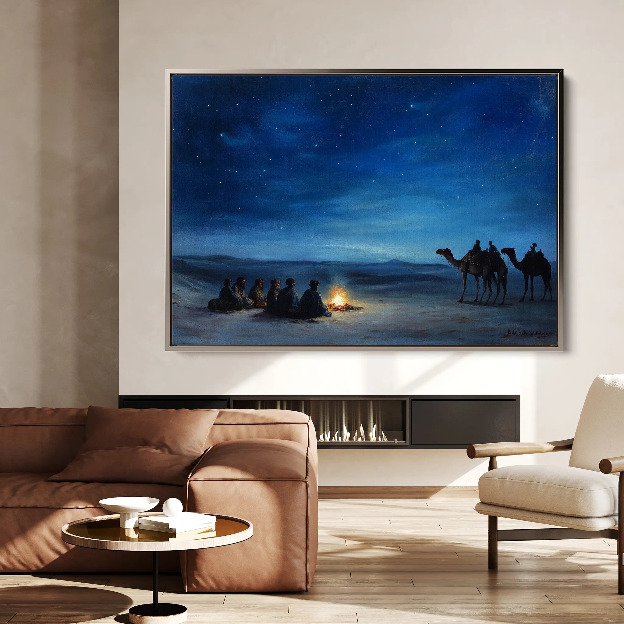 Orientalist 013 Canvas Art 60 x 40 cm / Black